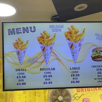 Belgian Chips menu  at Belgian Chips in Brighton