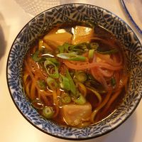 Dashi tofu noodles small plate at The Last Zebra in Carlisle