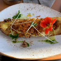 Spagetti Kürbis mit Nüsse und veganem Käse 🥰  at Berggasthof Höchsten in Illmensee