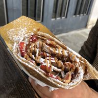 USA sweet crepe  at Crepes House by PePe in Venice