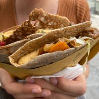 Vegan savoury crepe at Crepes House by PePe in Venice