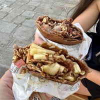 Normandie Vegan (apples & caramel) & Royals Vegan (homemade Nutella & strawberries)   at Crepes House by PePe in Venice