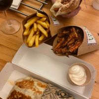 Burrito and kevab  at Fast Vegan in Fuengirola