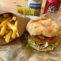 Burger at Fast Vegan in Fuengirola