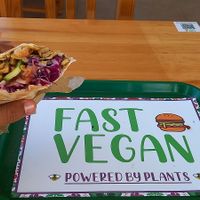 (not a small kebab, i have big hands 😄) at Fast Vegan in Fuengirola