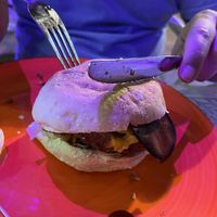 Hamburguesa con bacon  at Fast Vegan in Fuengirola