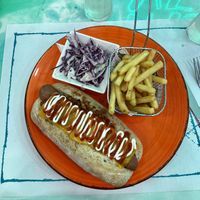 Cheese vegan dog  at Fast Vegan in Fuengirola