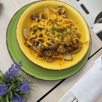 Loaded fries  at Fast Vegan in Fuengirola