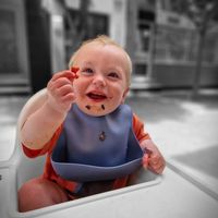 Baby T loved it too ❤️ at Fast Vegan in Fuengirola