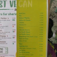 Menu at Fast Vegan in Fuengirola