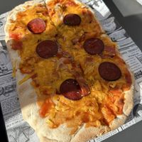 “Pepperoni” pizza  at Fast Vegan in Fuengirola