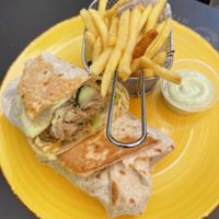 Vegan kebab wrap  at Fast Vegan in Fuengirola