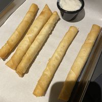 Börekstangen. Kahl. Mit Sesam und Schwarzkümmel wäre es besser😄 at Nøne Meat in Hamburg