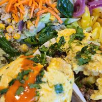 Just Egg Breakfast Tacos at Silver Diner in Ashburn