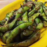 Spicy Garlic Edamame at Soku Ramen Bar in Sacramento