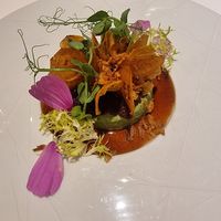 Penacotta de Espinafres at Hotel Quinta das Lágrimas in Coimbra