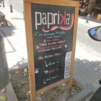 Sign at Paprika in Granada