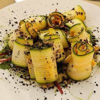 Calabacín relleno de nueces at Paprika in Granada