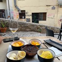 Chocolate fondue at Paprika in Granada