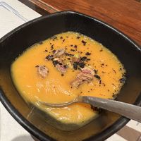 Crema de calabaza para compensar la demora  at Paprika in Granada