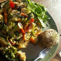 Vegan curry at Paprika in Granada