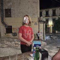 Location- small side street/square. Forgot to take food pics!  at Paprika in Granada