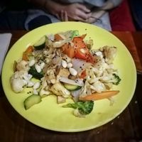 wok veggies at Paprika in Granada