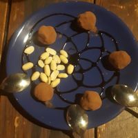 Truffle dessert at Paprika in Granada