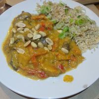 Thai curry at Paprika in Granada