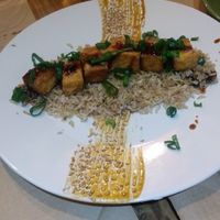 Tofu teriyaki at Paprika in Granada