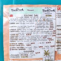 March 2022 drinks menu at FuerteTruck - Maybe closed in Fuerteventura