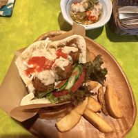   at Falafel Garden in Kyoto