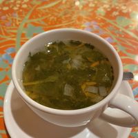 Veggie soup   at Falafel Garden in Kyoto