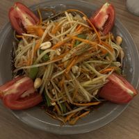 Som Tam (green papaya) at Thai Thai in Merida