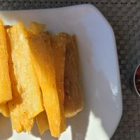 Cassava fries at Green Gamut in Grand Bahama