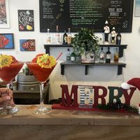 Cute cocktails #Veganuary at Green Gamut in Grand Bahama