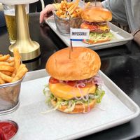   at Burger Meister in Miami Beach