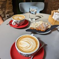 Oat Milk Lattes at D16 Coffee in Split