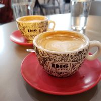 Oat milk cappuccino at D16 Coffee in Split