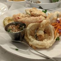 Tempura vegetables at Araya's Place - University District in Seattle