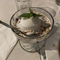 Coconut ice cream in stickler black rice pudding 🤤🤤🤤  at Araya's Place - University District in Seattle