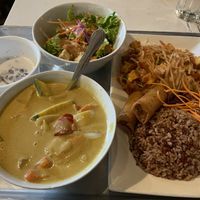 Lunch special with curry    at Araya's Place - University District in Seattle