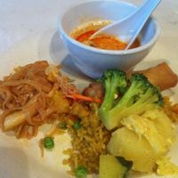 Lunch buffet. The soup was amazing! at Araya's Place - University District in Seattle