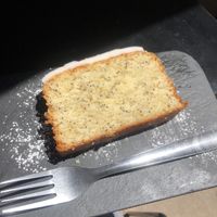 Bizcocho de limon  at SANTA coffee in Malaga