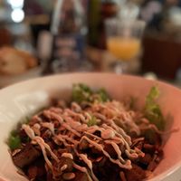 Seitan salad #Veganuary at Bar Borsa in Vicenza