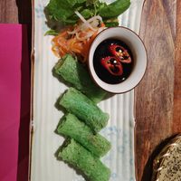 Fried veggie spring roll at Paper Rice in East Singapore