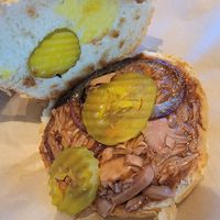 Lil' Red BBQ at Green Seed Vegan in Houston