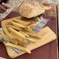 Vegan burger  at Art'aska in Silves