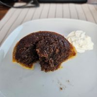 Wow, carob brownie at Art'aska in Silves