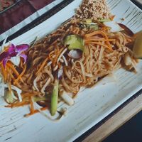 Veganes Pad Thai at Bambus in Schaffhausen